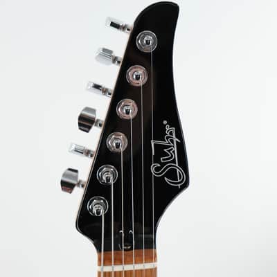 Suhr Modern Plus HSH Electric Guitar - Trans Blue Denim Slate w/Roasted Maple Fingerboard image 5