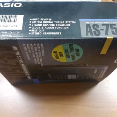 Casio WALKMAN AS-750R 1990 Black | France