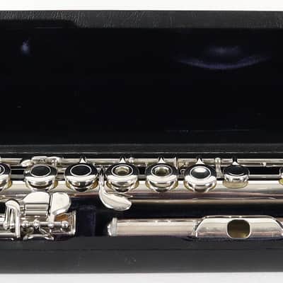 EF Dean Flutemakers 1895 Open-Hole Silver Flute w/ Case image 1