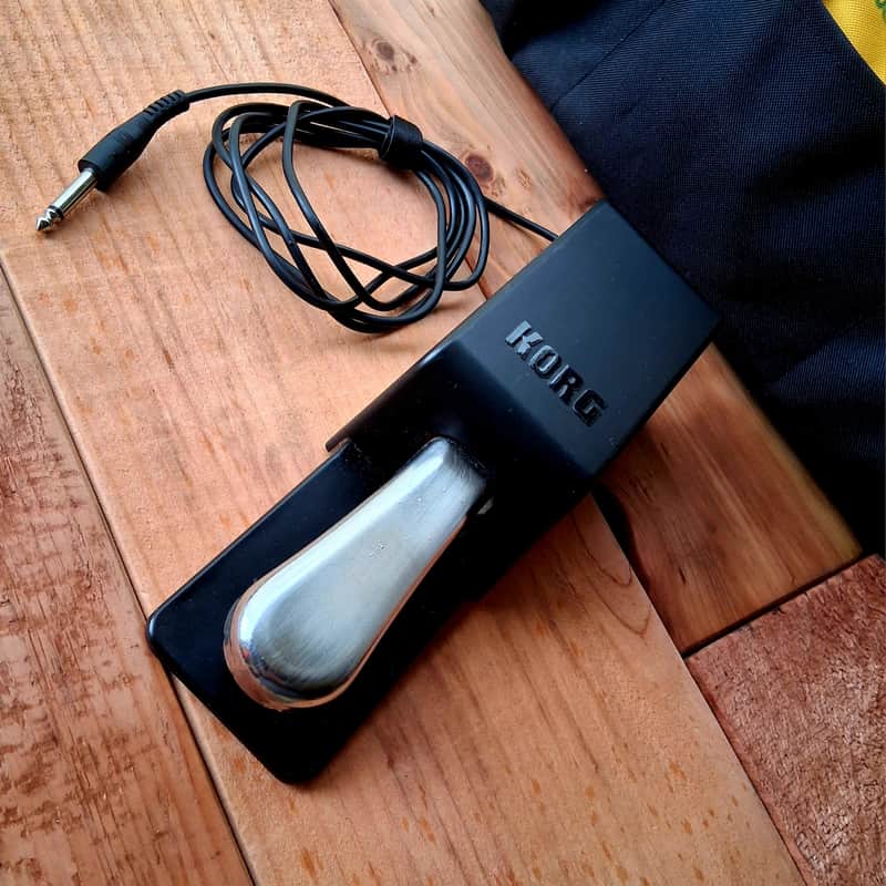 Korg Sustain Pedal / Footswitch 1990s - Black-Chrome image 1