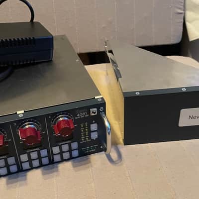 AMS Neve 4081 Quad Mic Pre+digital card and rack ears image 3
