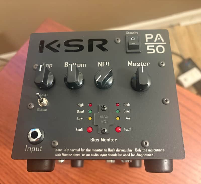 KSR PA50 Power Amp with 6L6 Tubes - Excellent Condition w/ Original Box image 1