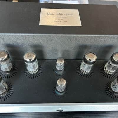 Golden Tube by Solo Electronics SE 40 Amp & Sep 1 Pre Amp 2000 approximately - Black & Silver image 5