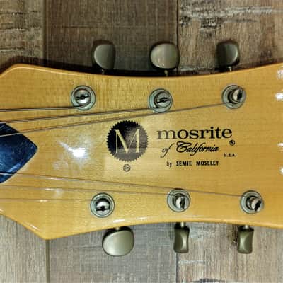 Vintage and rare 1973 Semie Mosely Mosrite Stereo 350 electric guitar image 4