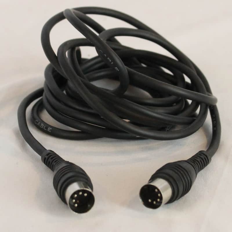 Italian MIDI Instrument Cable 5 Pin XLR Male to 5 Pin XLR Male image 1
