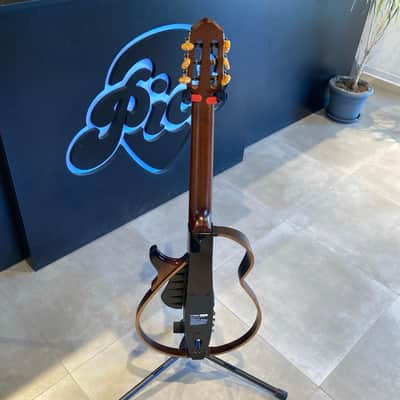 Yamaha SLG200N Silent Nylon String Guitar 2010s - Tobacco Sunburst image 2