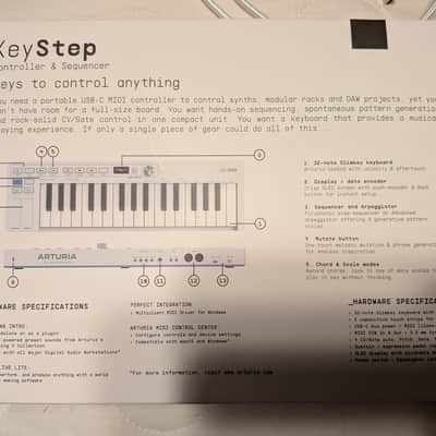 Arturia KeyStep mk2 32-Key MIDI Controller 2026 - Present - White image 3