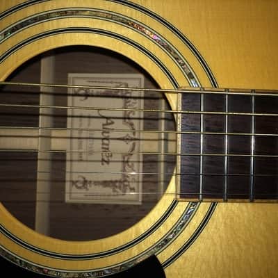 ALVAREZ-PD-100S-ACOUSTIC-TREE-of-LIFE-GUITAR-W-CASE-Exce image 5