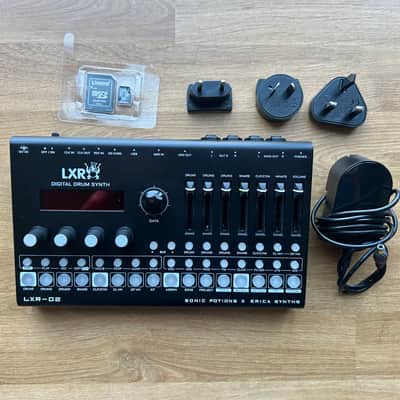 Erica Synths LXR-02 Digital Drum Synth 2021 - Black image 1