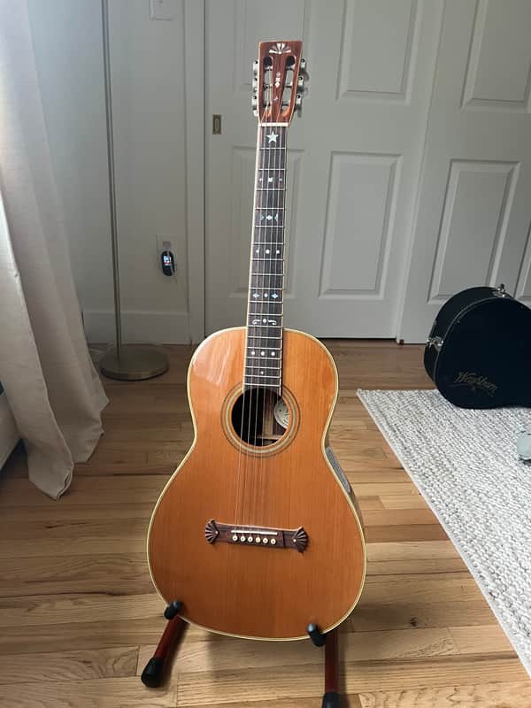Vintage Washburn Authentic 1892 Reissue 12 frt Parlor 1994 R306 image 1