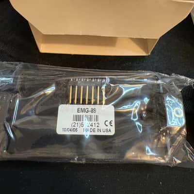 EMG 89 & 89R Active Pickup Set - Black Calibrated Bridge & Neck Pair (Open Box / Mint) image 4