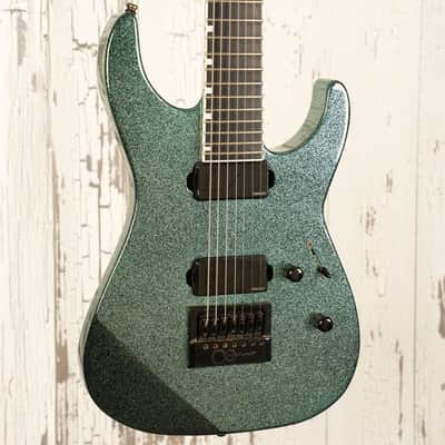 ESP E-II M-II 7B 7-String Baritone w/ Evertune Bridge - Granite Sparkle (Used) - Granite Sparkle image 3