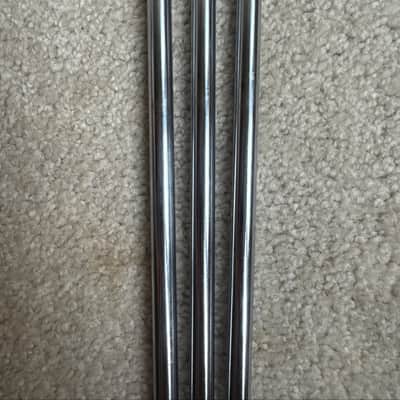 Premier Set of 3 Vintage Lokfast era Floor Tom Drum Legs - 18” Chrome 70s - Chrome image 4