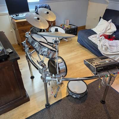 Roland TD-20KX V-Drums Electronic Drum Kit TD-20X Module W/4 Toms KD-140 image 11