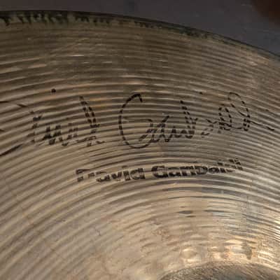 13" Sabian HH Signature Hi Hat Pair Cymbal Set Hats David Garibaldi 2000s - Brilliant Shiny image 11