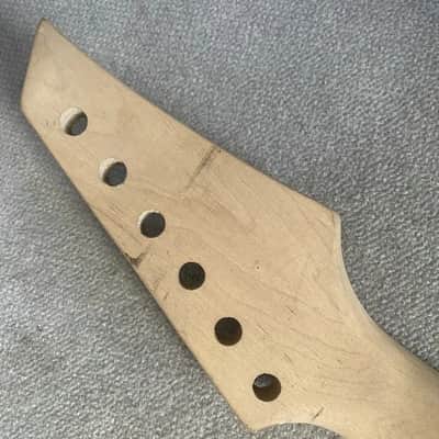 Left Handed Maple Guitat Neck, Rosewood 22 Frets image 6