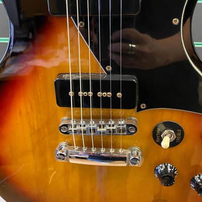 Cruiser by Crafter P90 DC LJ550 Tobacco Sunburst Electric Guitar image 3