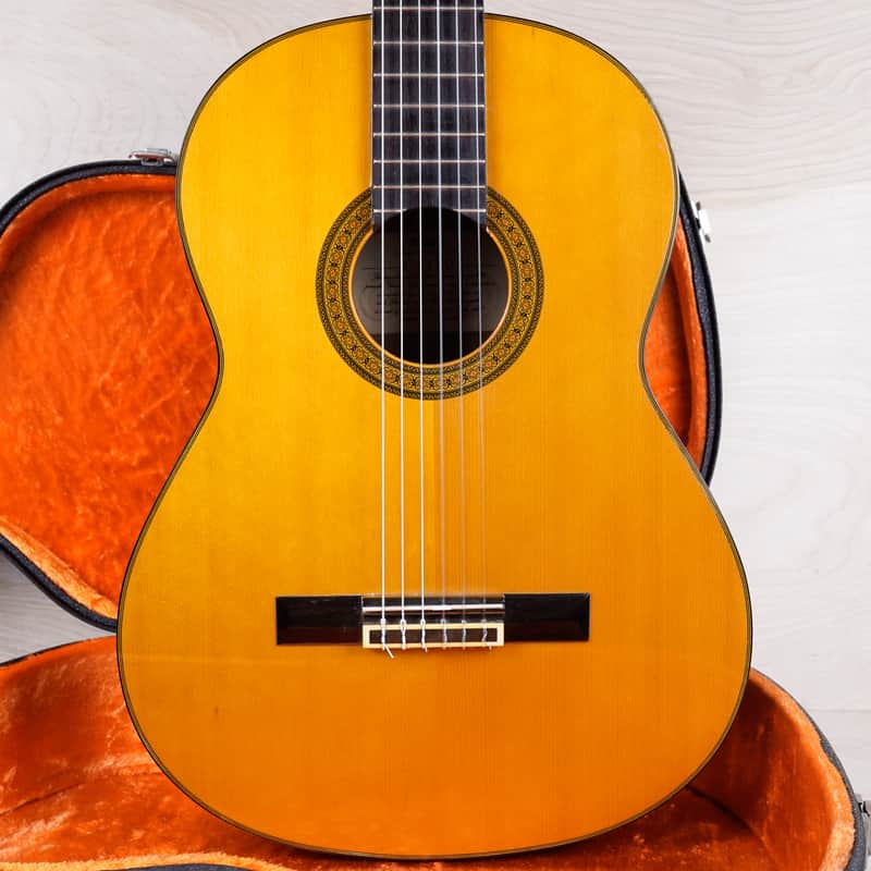 Yamaha C-150 Classical Guitar MIJ 1976 Natural Solid Spruce Top Vintage Made in Japan w/ Hard Case image 1