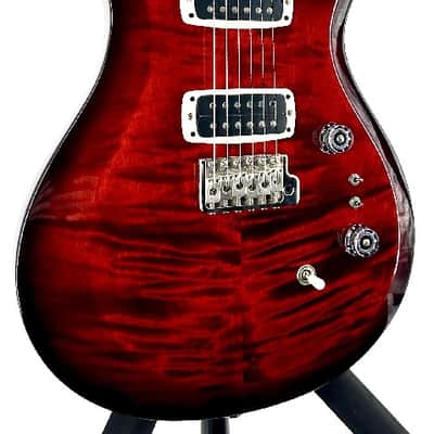 PRS S2 Custom 24-08 Fire Red Burst Flame maple Top with Gigbag Ser# S2078166 image 2