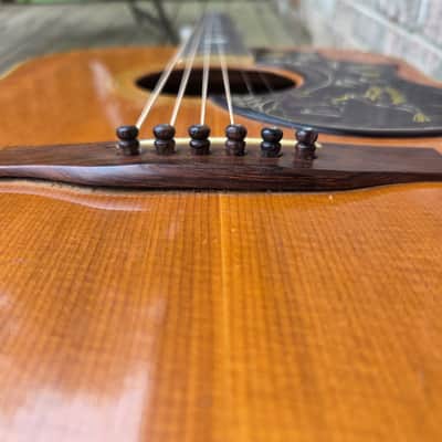 Vintage 1974 Gibson Hummingbird Custom Acoustic Guitar Project w/ Hardshell Case! image 8