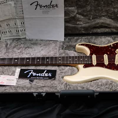 Fender American Elite Stratocaster with Rosewood Fretboard 2016 - 2019 - Olympic Pearl image 1