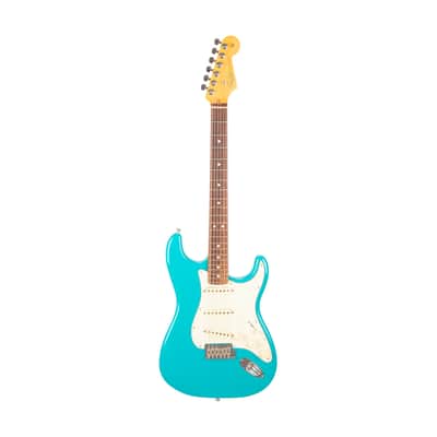 2022 Fender American Professional II Stratocaster Miami Blue, US2103XXXX image 1