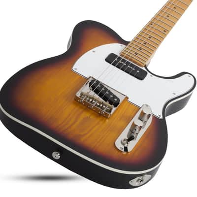 Schecter PT Special 3-Tone Sunburst Pearl 3TSBP Electric Guitar - Brand New + Free Gig Bag image 3