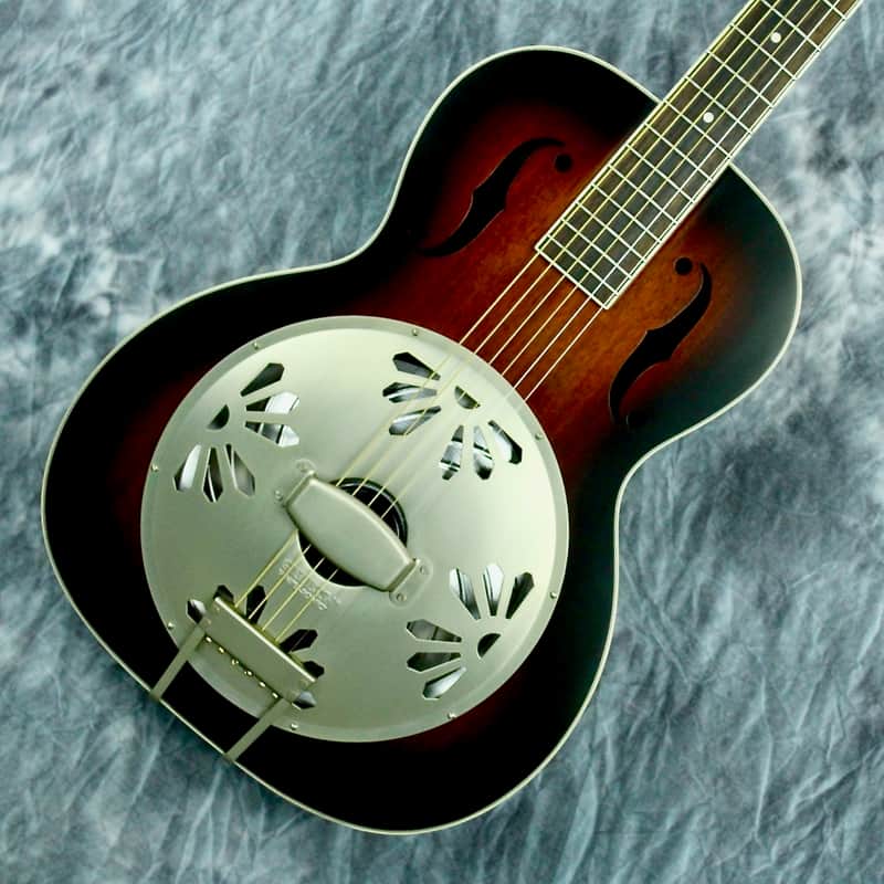Gretsch G9241 Round Neck Resonator Red Sunburst image 1