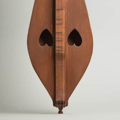 G.E. Thomas 3-String Appalachian Dulcimer, c. 1950s, brown gig bag case. image 3