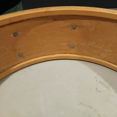Ludwig Parade Drum 1960's-70's Gold Sparkle/Black 28x10 image 8
