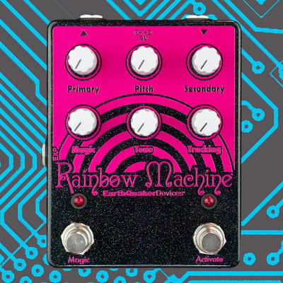 Earthquaker Devices RAINBOW MACHINE V2 TWILIGHT GLITTER Magenta image 1