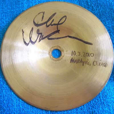 Paiste 6" Cup Chime #5 Cymbal (signed by Chad Wackerman) image 4