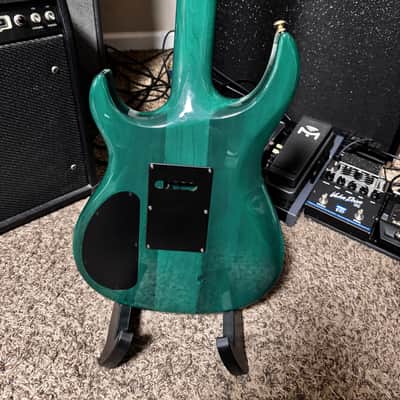 1990s USA Carvin DC127 Neck-Through – Emerald Green – Original Case – Excellent Condition image 7