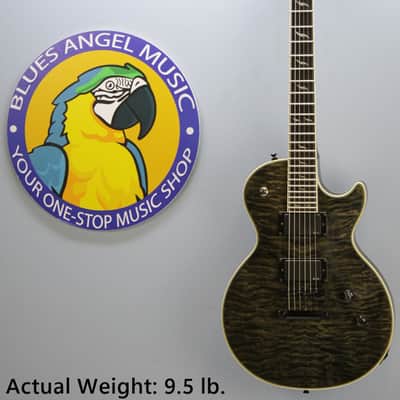 Epiphone Les Paul Custom Prophecy EX 2008 - Trans Black **New Bone Nut** image 2