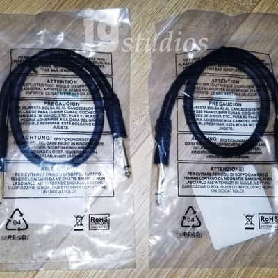 Monoprice  1' TS Patch Cables - Pair image 2