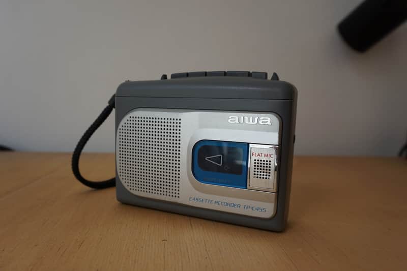 AIWA Cassette Recorder TP-C455 1990 gray image 1