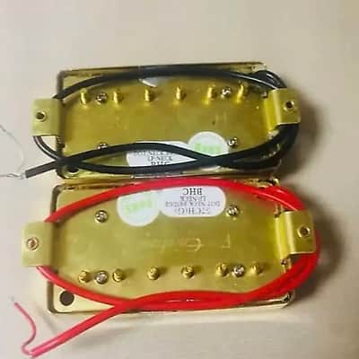 Epiphone Alnico Classic Magnets Pickups Neck+Bridge in Gold image 3