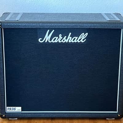 Marshall 1936 Lead 150-Watt 2x12" Guitar Speaker Cabinet 1981 - Present - Black image 2