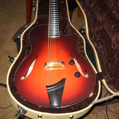 CP Thornton  Professional Acoustic II 2012 Amber Burst (handmade and custom ordered) image 11