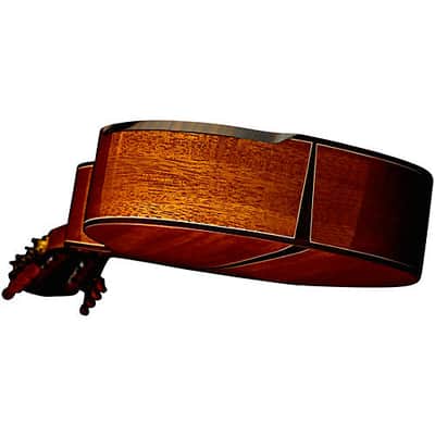 Ortega Traditional Series - Made in Spain Solid Top Thinline Acoustic-Electric Classical Guitar w/ Bag image 4