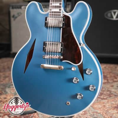 Gibson Custom Shop 1959 ES-355 Diamond Semi-Hollow VOS Electric Guitar - Pelham Blue with Hardshell Case image 1