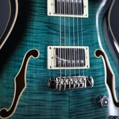 PRS SE Hollowbody II Piezo 2025 - Peacock Blue image 3