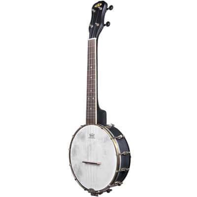 Kala KA-BNJ-C Black Maple Concert Banjo Ukulele with Bag image 2