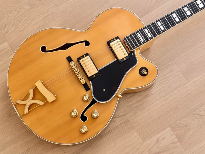 1988 Yamaha AE1200 II Vintage Archtop Electric Guitar Natural, 100