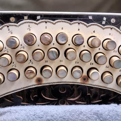 Vintage Carl Essbach (CEA) Chemnitzer Concertina - Made in Germany image 5