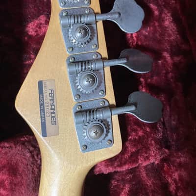 Fernandes LEB-1 Black Precision Bass PB-62 body Made In Japan Rare Used image 6