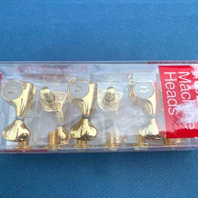 Natasha Guitars 1:18 Gold Tuner Set 3L x 3R • Removed from brand-new Natasha OM7 to replace with 1:21 Gotohs • FREE ship! image 13