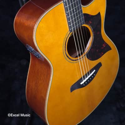 Yamaha AC3M ARE All-Solid Spruce/Mahogany Concert | SRT2 Pickup | Vintage Natural | w/Deluxe HardBag (Mint demo unit) image 9