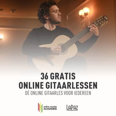 LaPaz C30N-3/4 klassieke gitaar starterset image 3