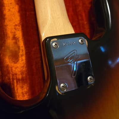 1971 Fender Jazz Bass with Rosewood Fretboard - Sunburst image 9